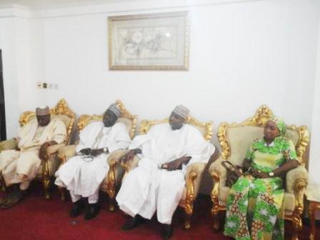 NNDC's Management Team in Plateau State Deputy Governor's Office, Jos. (from left) GMD NNDC, Dr. Ahmed M. Muhammed fca, ED BD/CP Alh. Abass Waziri, ED ISD Alh. Ali Gombe mni and ED MSD Mrs Kaneng Dokotri Adole