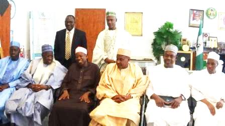 NNDC's Management in a group photograph with officials of Kano State Government (The Governor, middle)