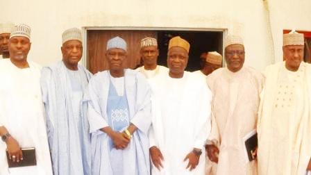 NNDC's Mangagement in a group photograph with the Deputy Governor of Gombe State. Rt. Hon Charles Iliya Ya'u (2nd left)